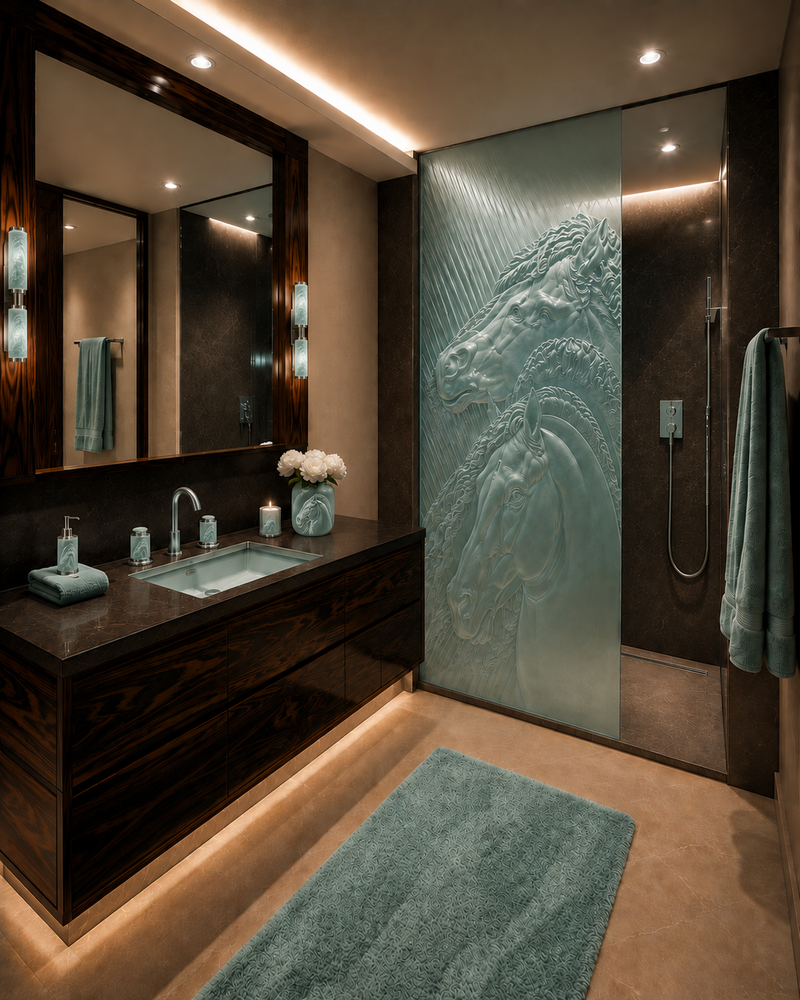 Salle d'eau Art Déco