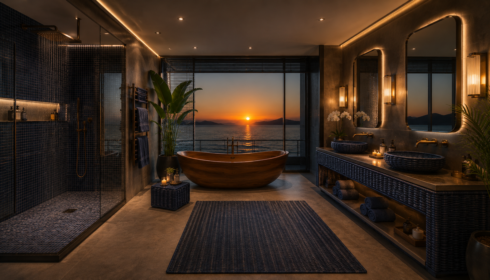 Salle de bain de la grande suite
